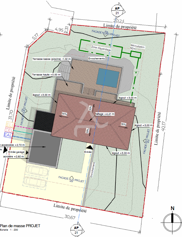 Terrain constructible à vendre à Sotta, 1 117 m² – photo 3 sur 9